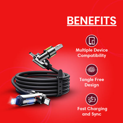 4-in-1 Multi USB Charging Cable